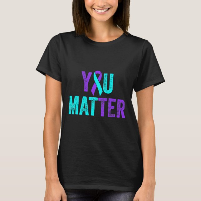 Camiseta Problema Na Prevenção Contra O Suicídio (Frente)