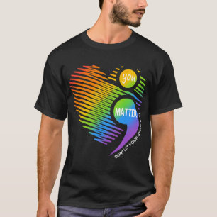 Camiseta Problema Não Deixe Sua História Acabar Com O Menta