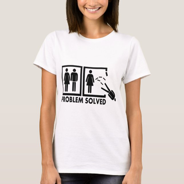 Camiseta Problema resolvido - homem (Frente)