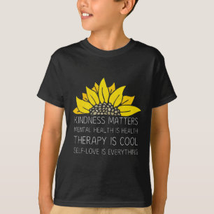 Camiseta Problemas de bondade Terapia Autoamor Saúde Mental