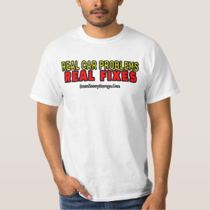 Camiseta Problemas de Carro Reais Soluções Reais p