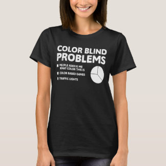 Camiseta Problemas de Cores Cegos