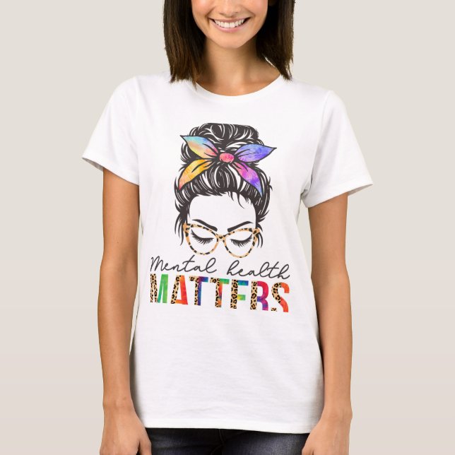 Camiseta Problemas de Saúde Cérebro Doença Mental Alarme (Frente)