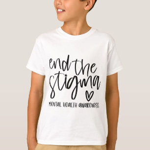 Camiseta Problemas De Saúde Cérebro Floral Fim Do Estigma