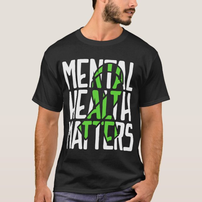 Camiseta Problemas de Saúde Combatem o Estigma Saúde Mental (Frente)