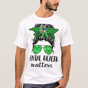 Camiseta Problemas de saúde Mensy Bun Gift Mental Health Aw