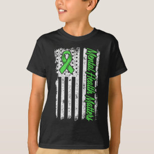 Camiseta Problemas De Saúde Mental Combatem Saúde Mental Es