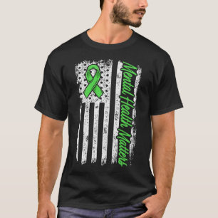 Camiseta Problemas De Saúde Mental Combatem Saúde Mental Es