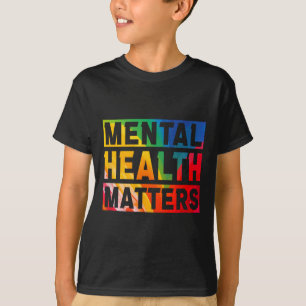 Camiseta Problemas De Saúde Mental Mês De Consciencializaçã