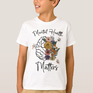 Camiseta Problemas de saúde mental Sensibilização