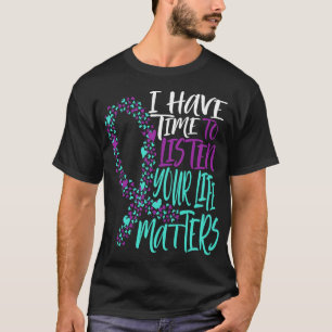 Camiseta Problemas de Saúde Mental Têm Tempo Para Ouvir Fit
