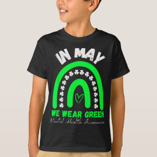 Camiseta Problemas de Saúde Nós Usamos Verde Conscientizaçã