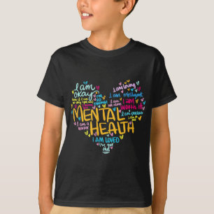 Camiseta Problemas de saúde Sensibilização coração Dia de a