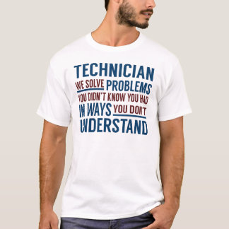 Camiseta Problemas de solução de técnicos