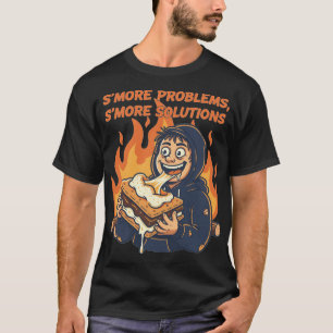 Camiseta Problemas Divertidos de Smore Soluções de Smore em