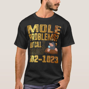 Camiseta Problemas do Mole Day Apenas chame Avogadro