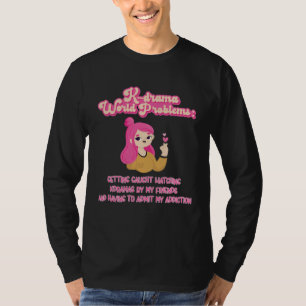Camiseta Problemas do Mundo Kdrama Vício em Kdrama Série Po