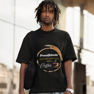 Camiseta Procafeinate Engraçado Café Presente