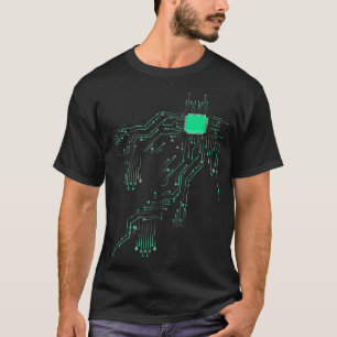 Camiseta Processador Core para computador coração do Nerd t