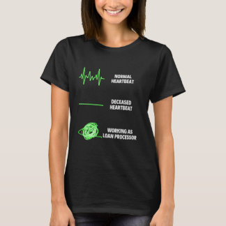 Camiseta Processador de Empréstimo Profissional Trabalho Hi