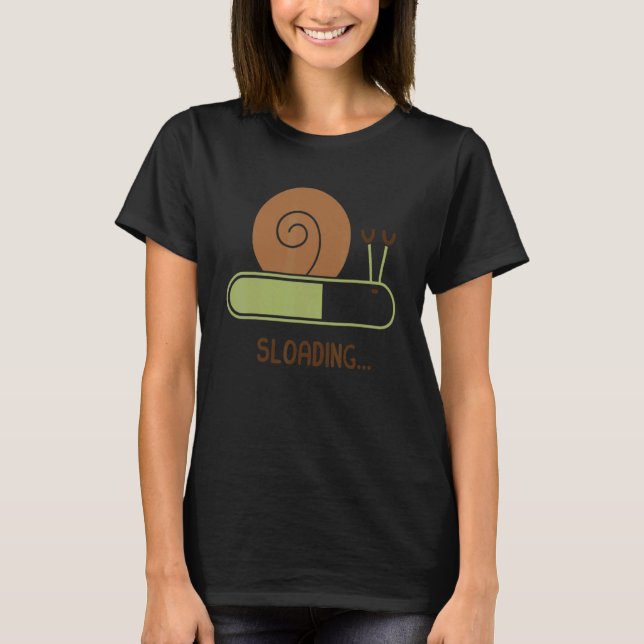Camiseta Processo de Carregamento de Caracol (Frente)