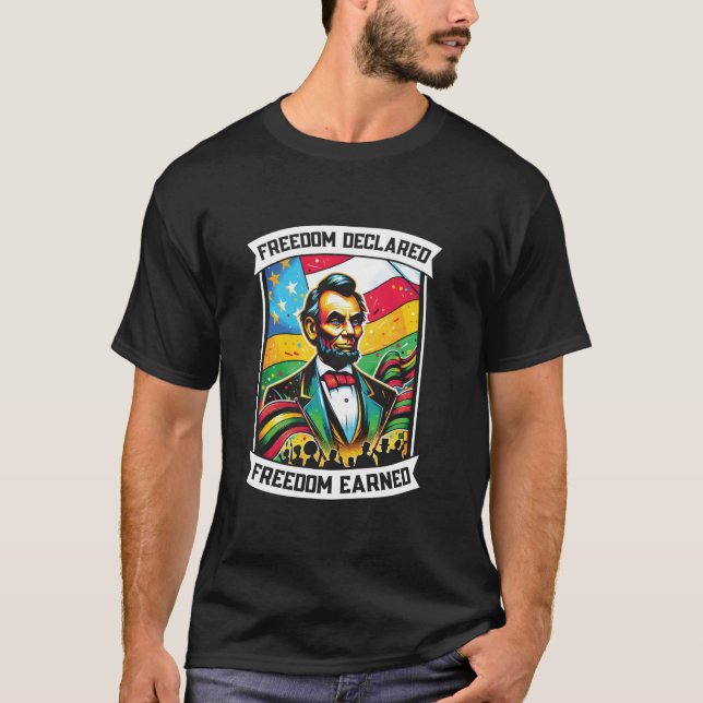 Camiseta Proclamação de Emancipação Junta Afro-Americana (Frente)