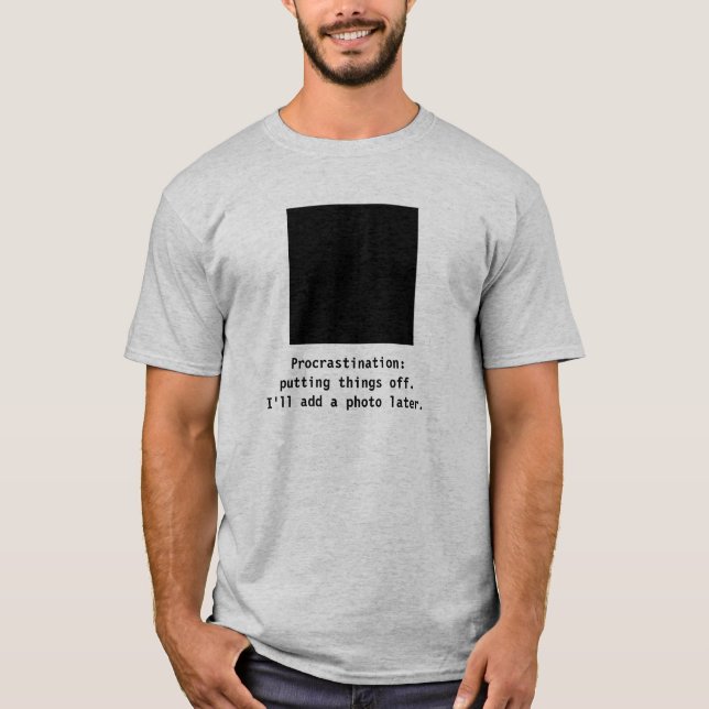 Camiseta procrastinação (Frente)
