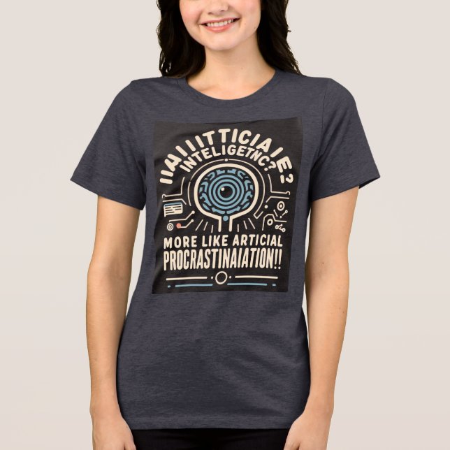 Camiseta Procrastinação da IA (Frente)