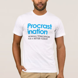 Camiseta Procrastinação Engraçada
