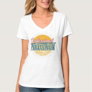 Camiseta Procrastinador Profissional - Cota Funny T-Sh