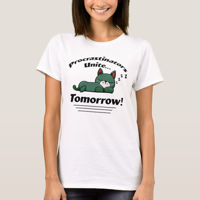 Camiseta Procrastinadores unem (Frente)
