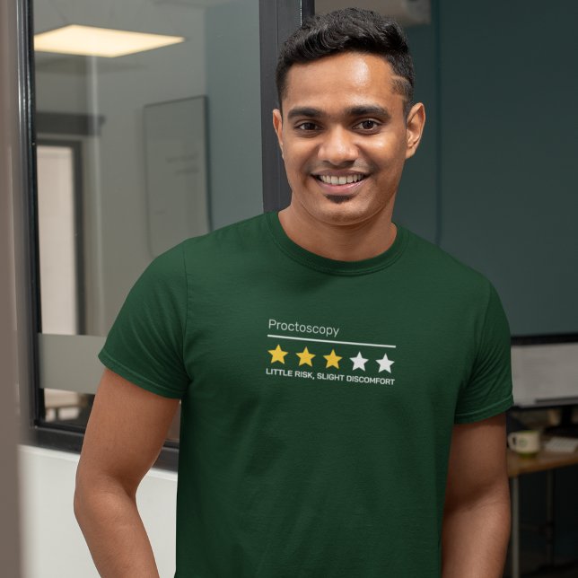 Camiseta Proctoscopia Risco reduzido, desconforto ligeiro (Criador carregado)