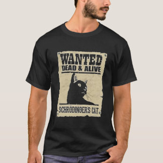 Camiseta Procurado Morto Vivo Gato de Schrodinger