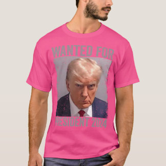 Camiseta Procurado pelo Presidente 2024