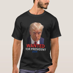 Camiseta Procurado Pelo Presidente 2024 Trump 2024 Trump Mu
