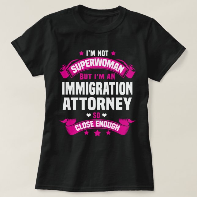 Camiseta Procurador de Imigração (Frente do Design)