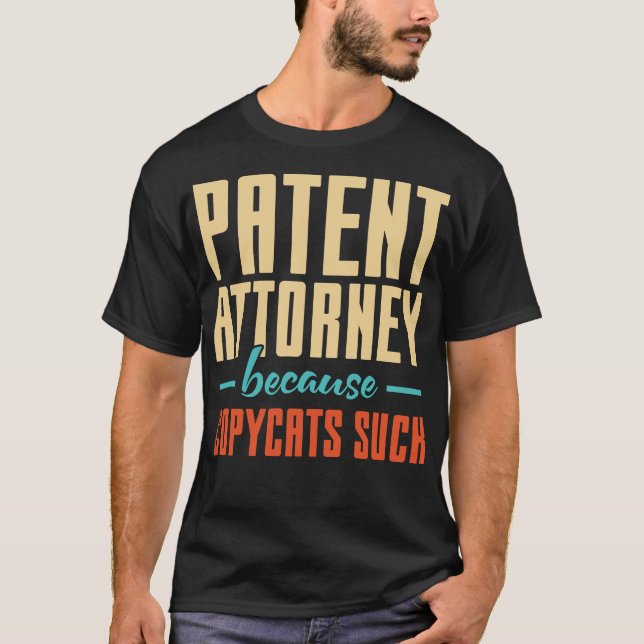 Camiseta Procurador De Patentes Porque Os Copycats Chupam (Frente)