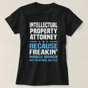 Camiseta Procurador de Propriedade Intelectual