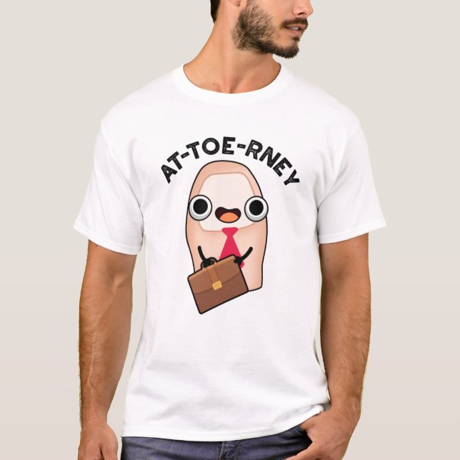 Camiseta Procurador Engraçado Toe Pun (Frente)