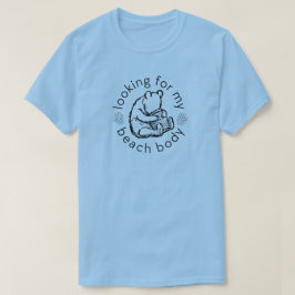 Camiseta Procurando meu corpo de praia com Winnie-the-Pooh