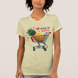 Camiseta Procurando por amor - Louça de Namorando de ananás
