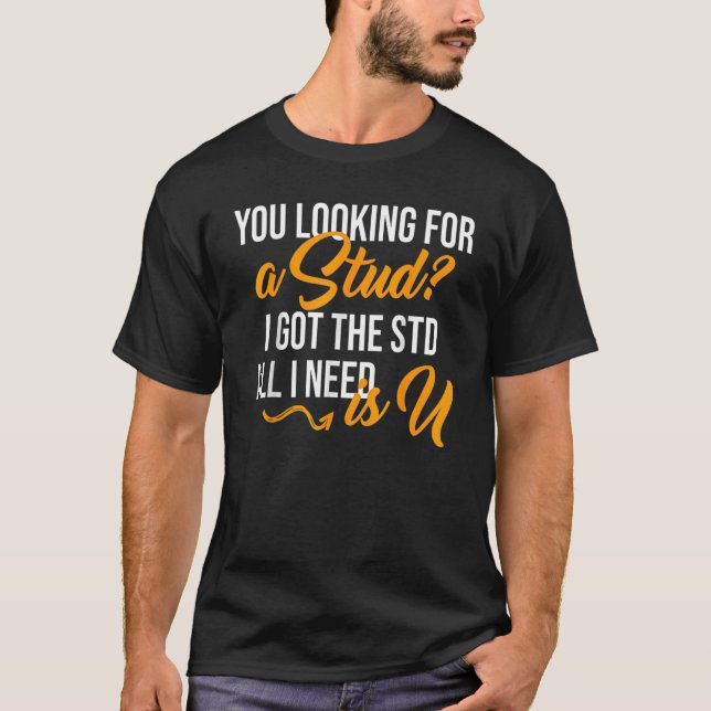 Camiseta Procurando Por Um Aluno Que Eu Tenho A DST Tudo Qu (Frente)