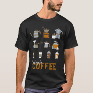 Camiseta Procurando um delicioso café