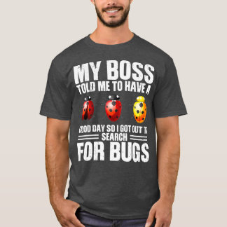 Camiseta Procurar Insetos Insetos Entomologista Entusiasmad