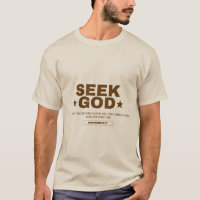 Procure Deus Tee Cristão | Design inspirado na fé