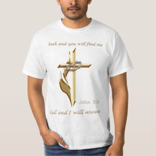 Camiseta Procure e me encontrará.