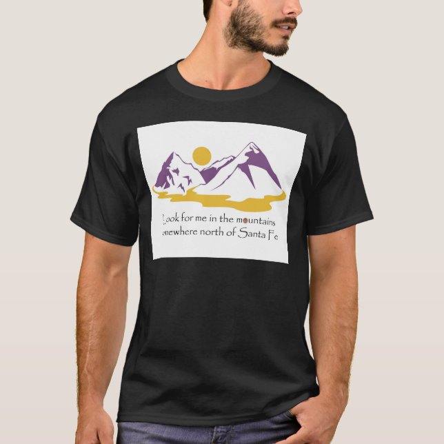 Camiseta Procure-me nas montanhas (Frente)