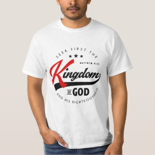 Camiseta Procure primeiro o Reino de Deus - Matthew 6:33