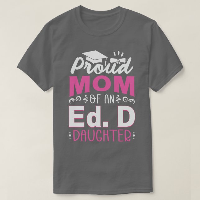 Camiseta Prod Mãe De Um Doutora Em Educação D A (Frente do Design)