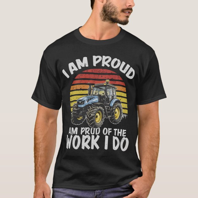 Camiseta Produto de Design de trator (Frente)